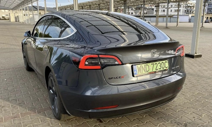 Tesla Model 3 cena 123000 przebieg: 97600, rok produkcji 2020 z Mordy małe 46